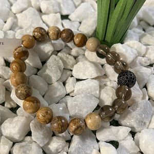 High quality beaded bracelet multi colored $85